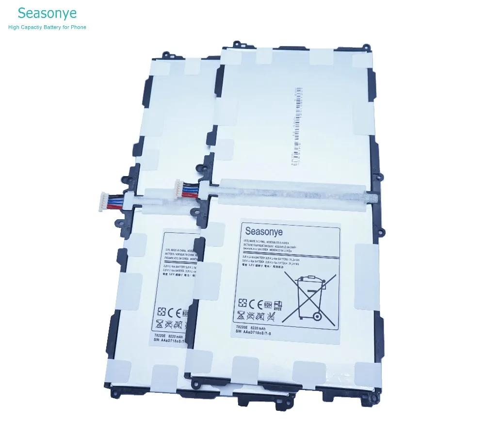 Seasonye 2 шт./лот 8220 мАч T8220E T8220U T8220C Сменный аккумулятор для Samsung galaxy P600 T520 P601 P605 Note 10 1