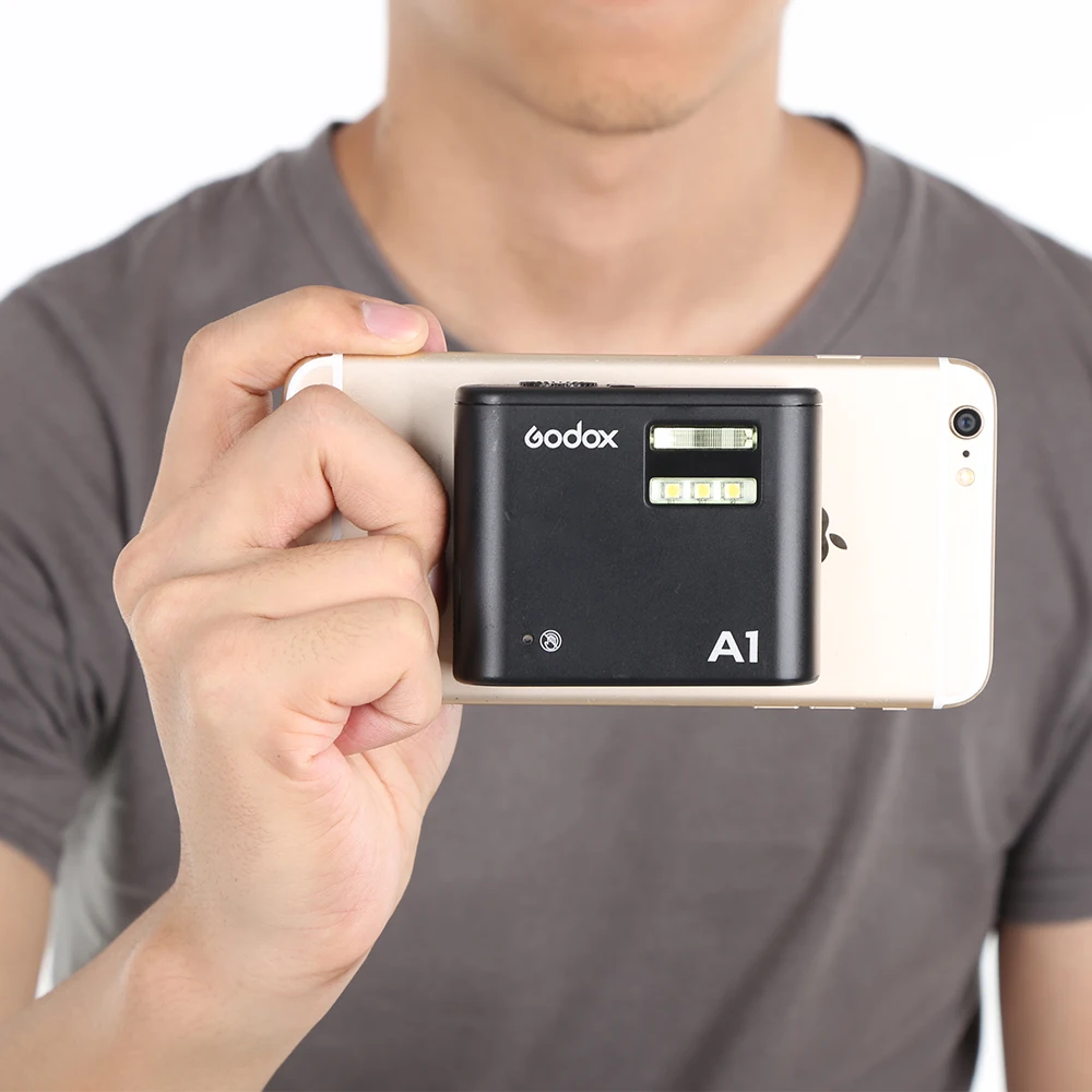 В наличии Godox A1 смартфон система вспышки 2 4G Беспроводная вспышка триггера