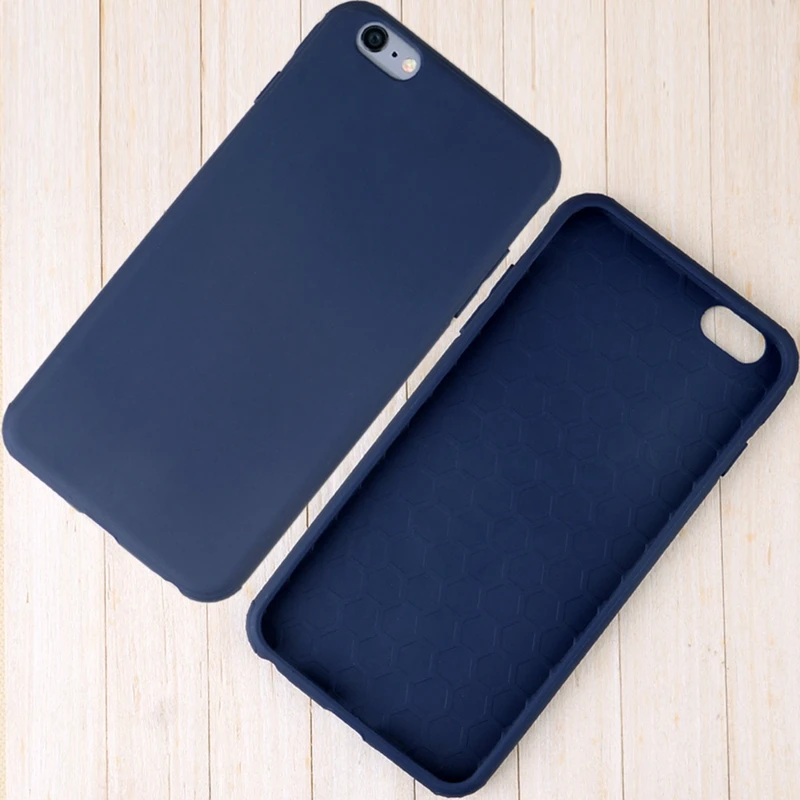 Coque для iPhone 7 Plus чехол 360 сплошной цвет силиконовый телефона iPhone7 6 S 8 X 10 Чехол