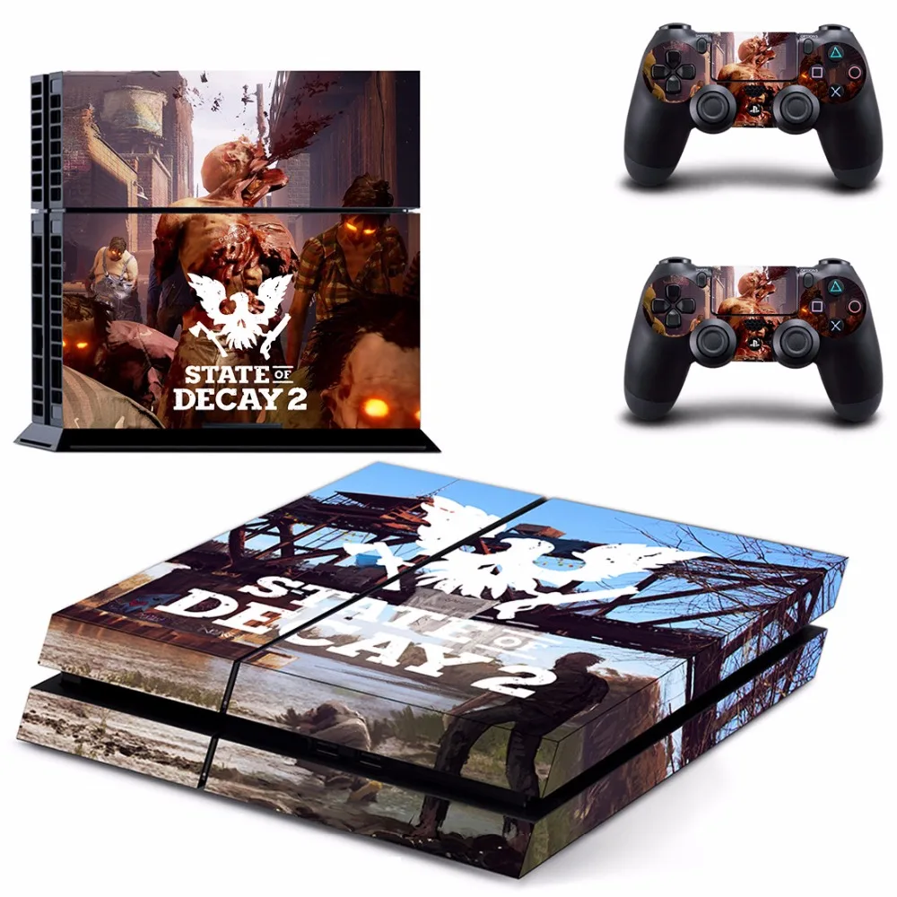 Состояние игры разложения 2 PS4 кожи Стикеры наклейка для Sony Игровые приставки 4