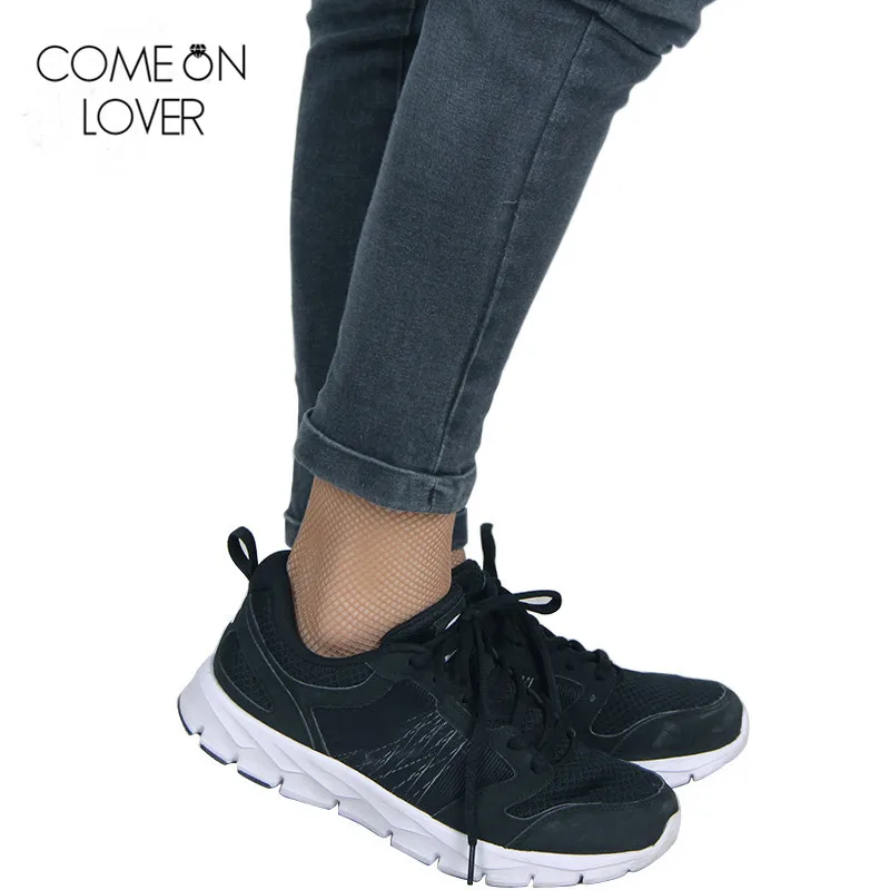 Сексуальные черные/кожаные носки HE2117 Comeonlover в сеточку Лидер продаж нейлоновые