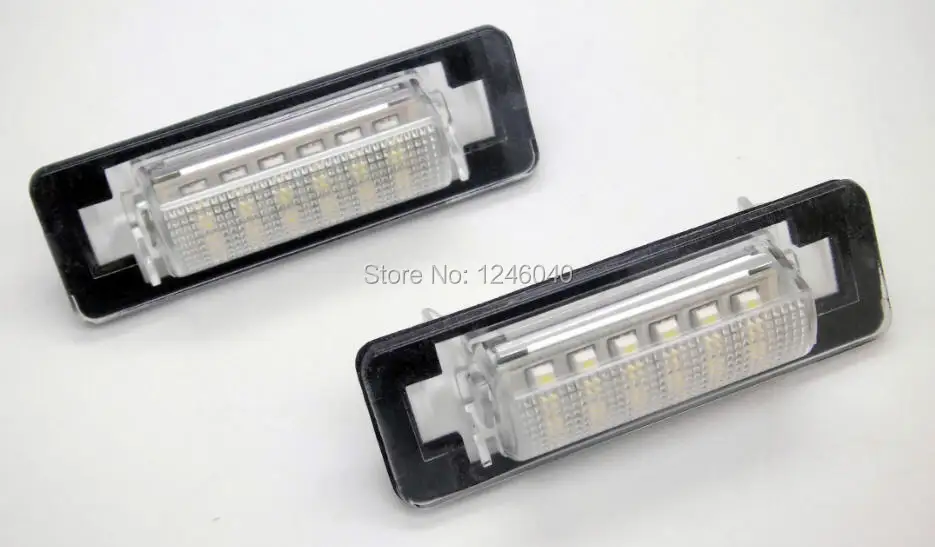 Canbus 18SMD светодиод номерной знак свет номерной знак лампа для benz W202 W210 Седан Facelift 1997-2000 чистый белый высокая яркость