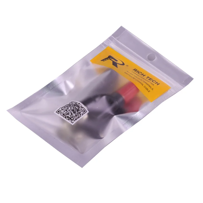 

100pcs black&red BNC Male to 4MM Twin Dua Binding Posts Banana Plug Jack Female Coaxial Adapte Connector BNC Male Terminals