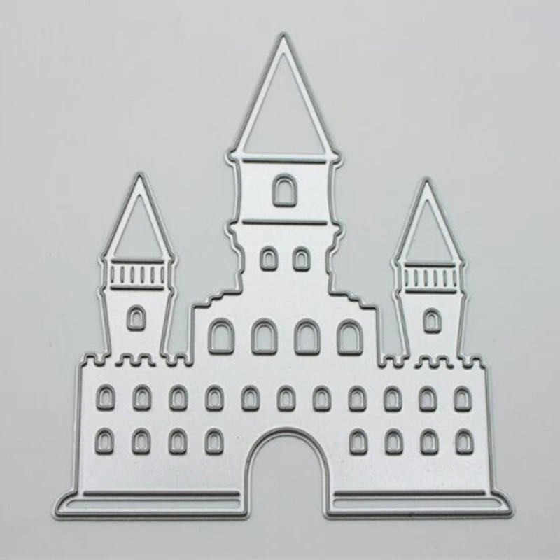 YINISE металлические режущие штампы для трафареты скрапбукинга замок DIY открытки в