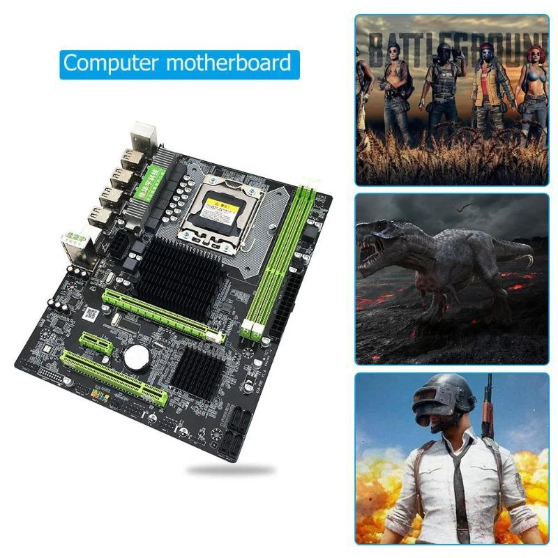 X58 Pro Lga 1366 гнездо для рабочего стола материнской платы с Ddr3 E5502 L5506 W3503 Ec3539 Lc3528 2Xddr3
