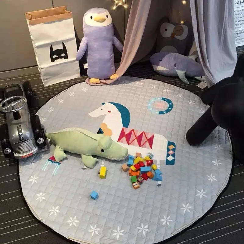 Скандинавские Eroupean Ins Горячие хлопковые коврики для маленьких автомобилей