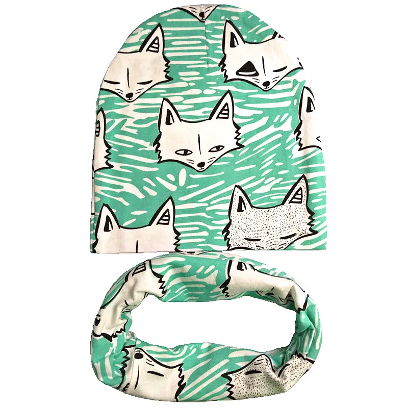 Новый стиль модная детская шапка хлопок унисекс мальчики девочки мультфильм