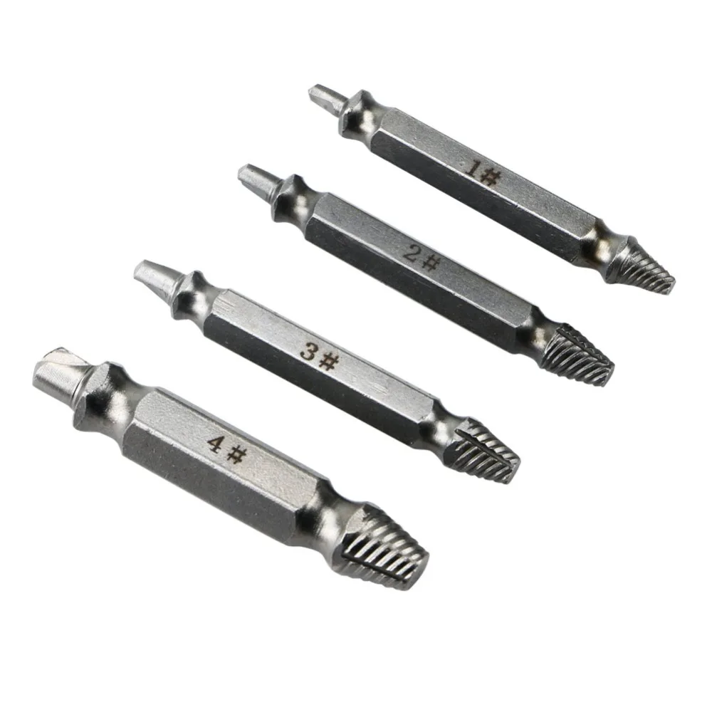 Плотничный двухсторонний экстрактор поврежденных винтов легкий набор для