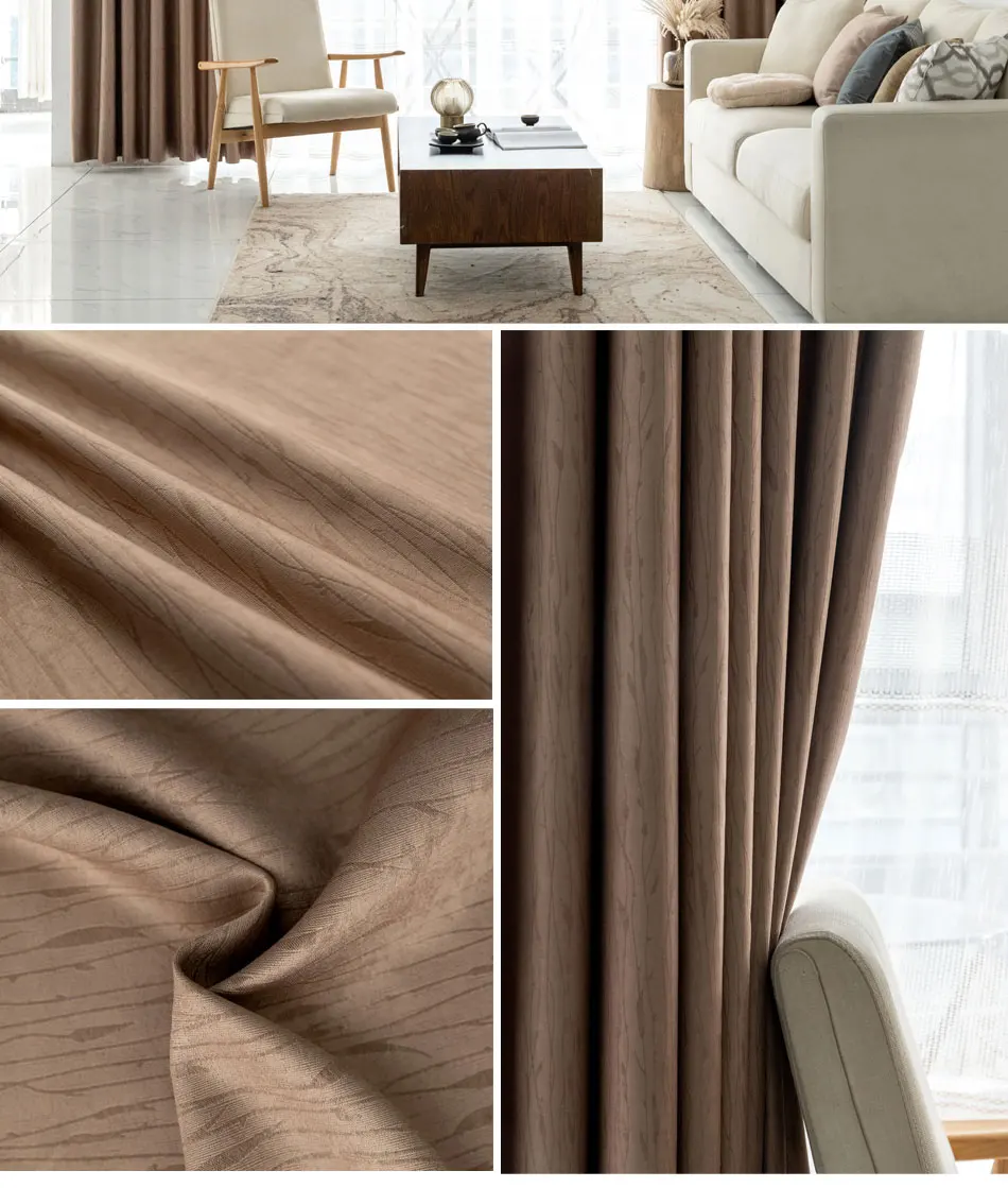 DSinterior 80%-90% затемнение плотные шторы блэкаут однотонные затемненные шторы для окна гостиной спальни под заказ