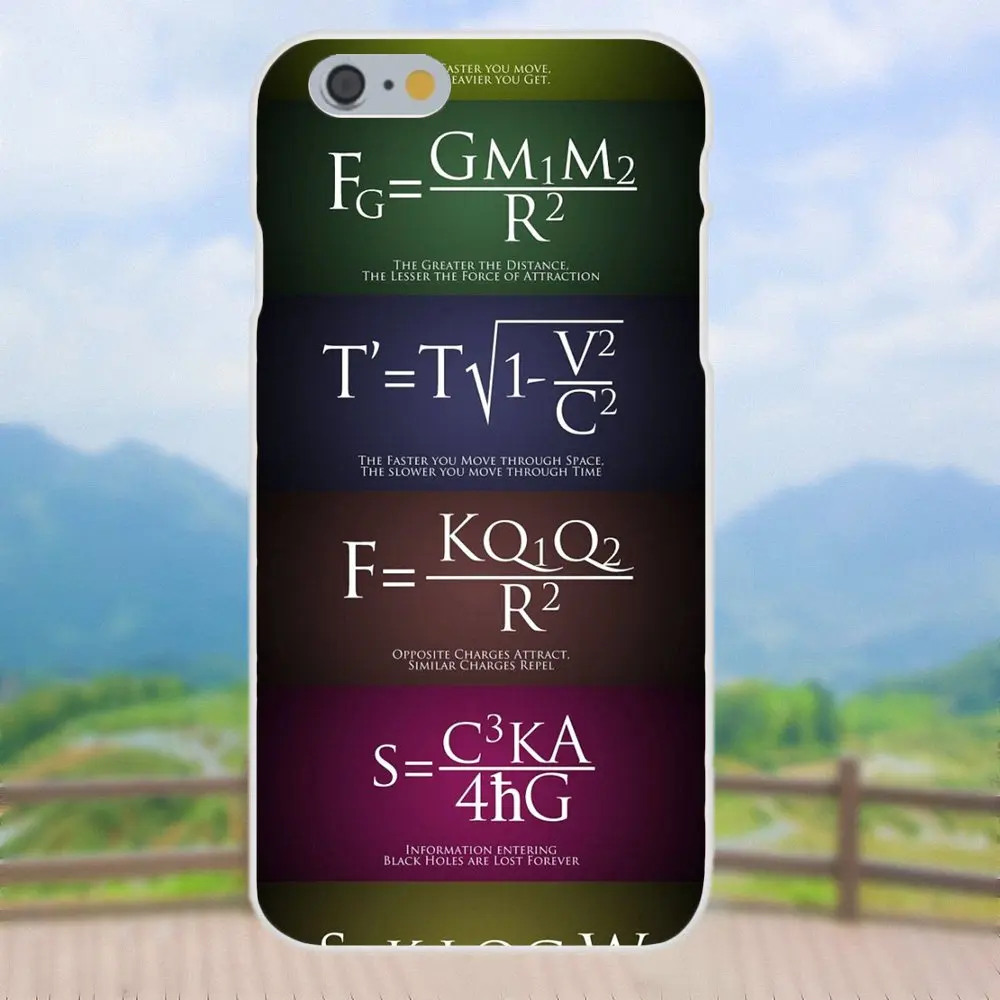 Физико уравнений E = mc2 для Galaxy Grand Альфа G850 Core2 Prime S2 I9082 A3 A5 A7 On5 On7 2015 2016 2017