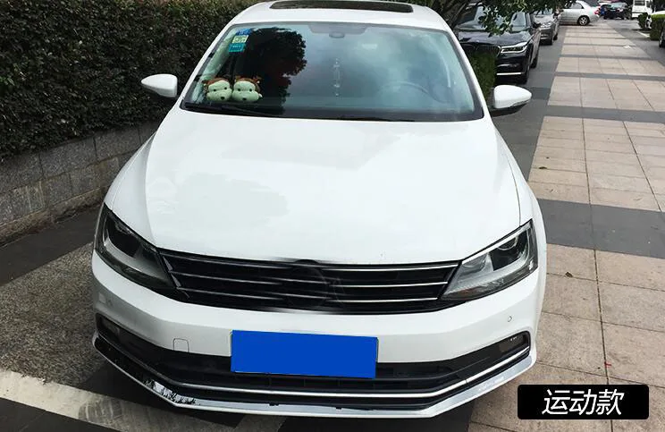 

steel front under grille Molding trim Chrome for VW Jetta MK6 Sedan 2015 2016