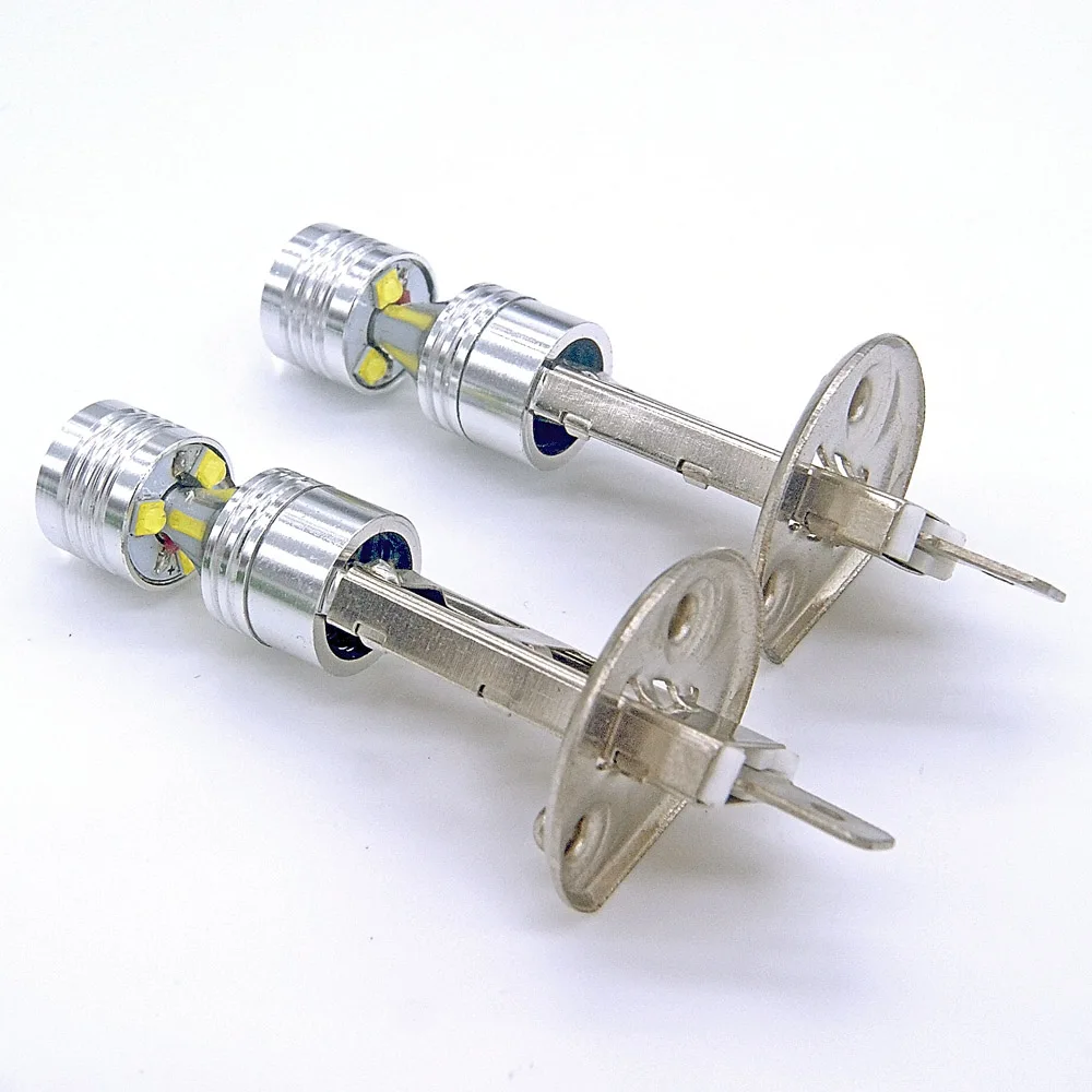 2 шт. 880 881 H1 H3 T10 30 Вт 6SMD XBD светодиодная чиповая линза конические