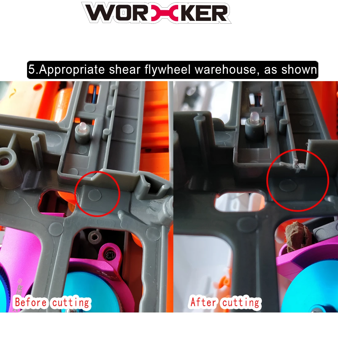 Рабочий супер-е части набор для Nerf HyperFire/для модификации и замены регулятора Nerf Modulus(Алмазный Узор)-розовый+ синий