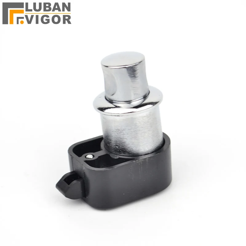 P03-CH Cabinet Button Lock Ship Yacht RV Caravan Push Hole diameter 25mm Door Thickness: 18-24mm 2 pcs Furniture locks | Обустройство