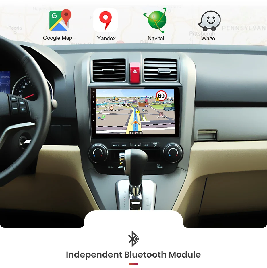 Junsun V1 pro 4G+ 64G CarPlay Android 9,0 DSP для Honda CRV 2006-2011 Автомобильный Радио Мультимедийный видео плеер gps RDS 2 din dvd
