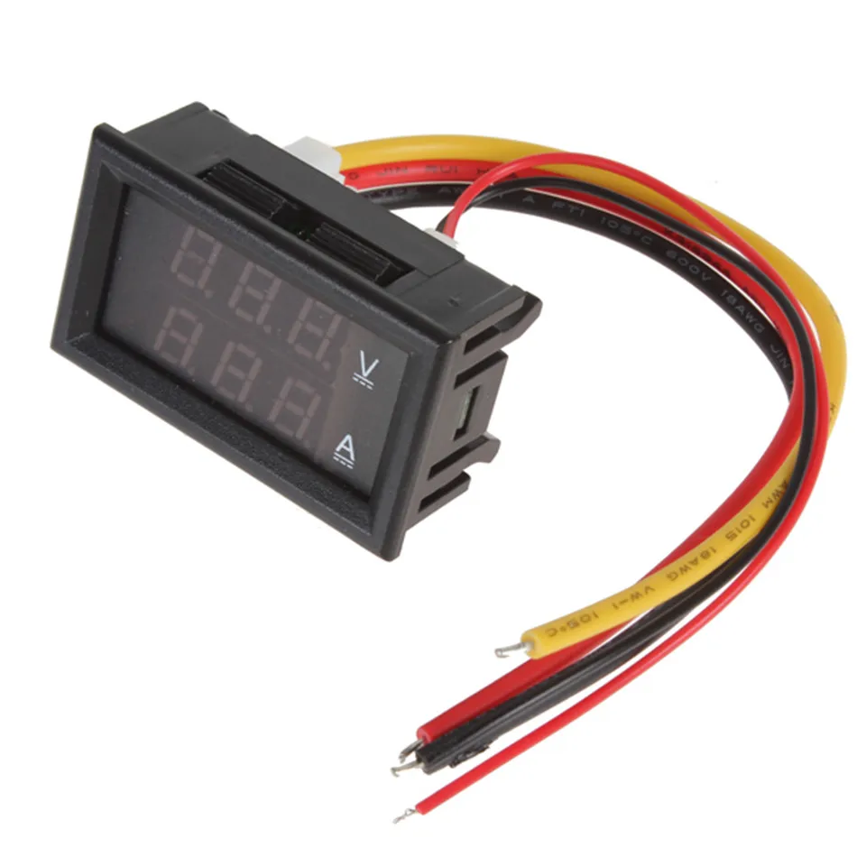 IZTOSS Универсальный многофункциональный DC 0 100V/10A красный светодиодный двойной