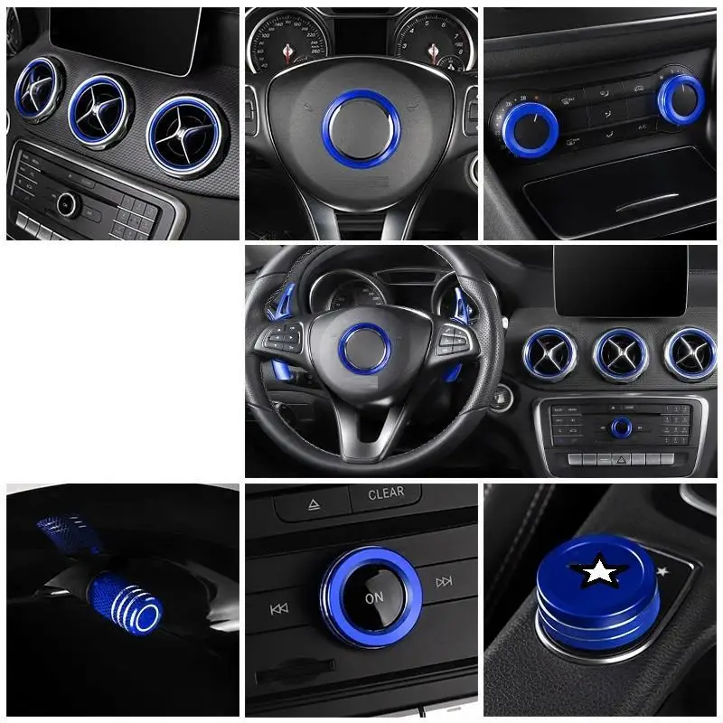 Автомобильная хромированная декоративная система управления интерьерные