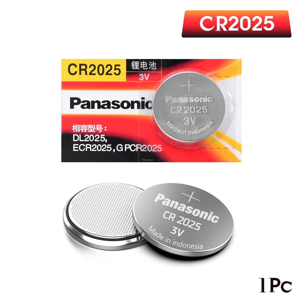 PANASONIC 1 шт. cr2025 ECR2025 BR2025 DL2025 KCR2025 LM2025 3 в Литиевые Батарейки для часов, игрушечных автомобилей