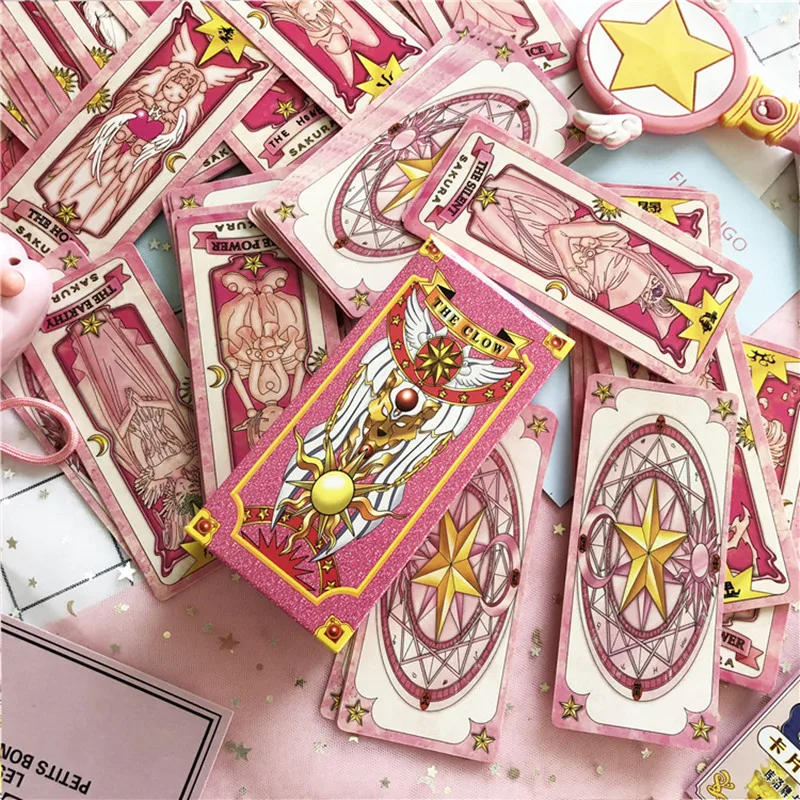 1 компл. аниме Cardcaptor Сакура Клоу карты косплэй Опора KINOMOTO искатель карт Sakura с