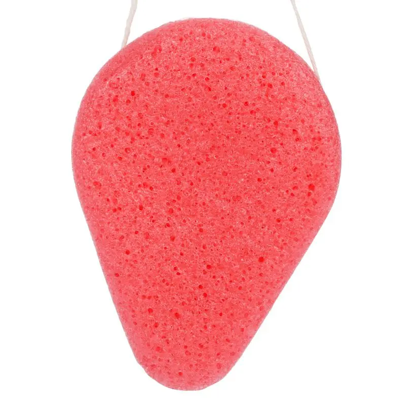 1 упаковка Konjac спонж для макияжа слоеное чистое лицо натуральный аморфофаллюс коньяк спонж-пуховка для лица очищающее средство для мытья дрожа - Цвет: Water droplets shape