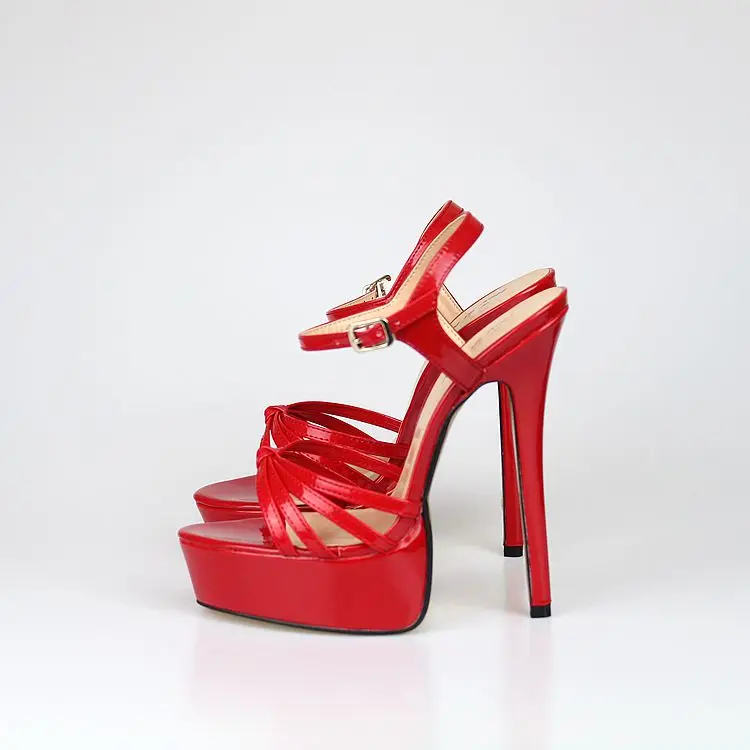 CDTS zapatos mujer; большие US14, 15, 16, 17, лето на платформе, на шпильке, туфли на каблуке 16 см; босоножки на высоком тонком каблуке женские вечерние открытый носок туфли-лодочки на каблуке