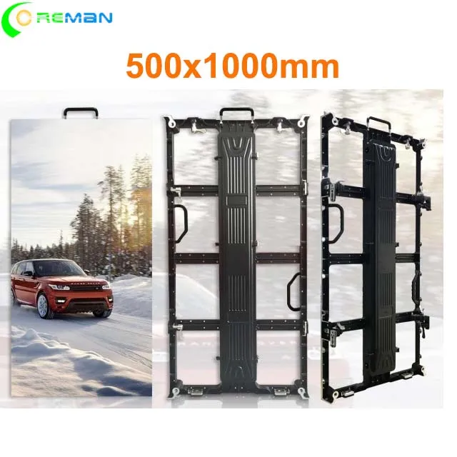 Светильник Вес витрин магазинов P3.91 Led Дисплей 500*1000 витрины прозрачный Стекло