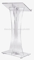 pulpit furniture free shipping hot sell deluxe cheap clear acrylic lectern acrylic podium