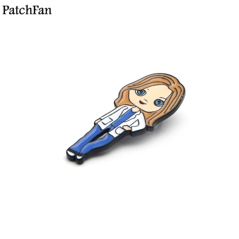 Patchfan серая Анатомия доктора цинк мультфильм забавные булавки рюкзак одежда броши для мужчин и женщин Декоративные значки медали A1806