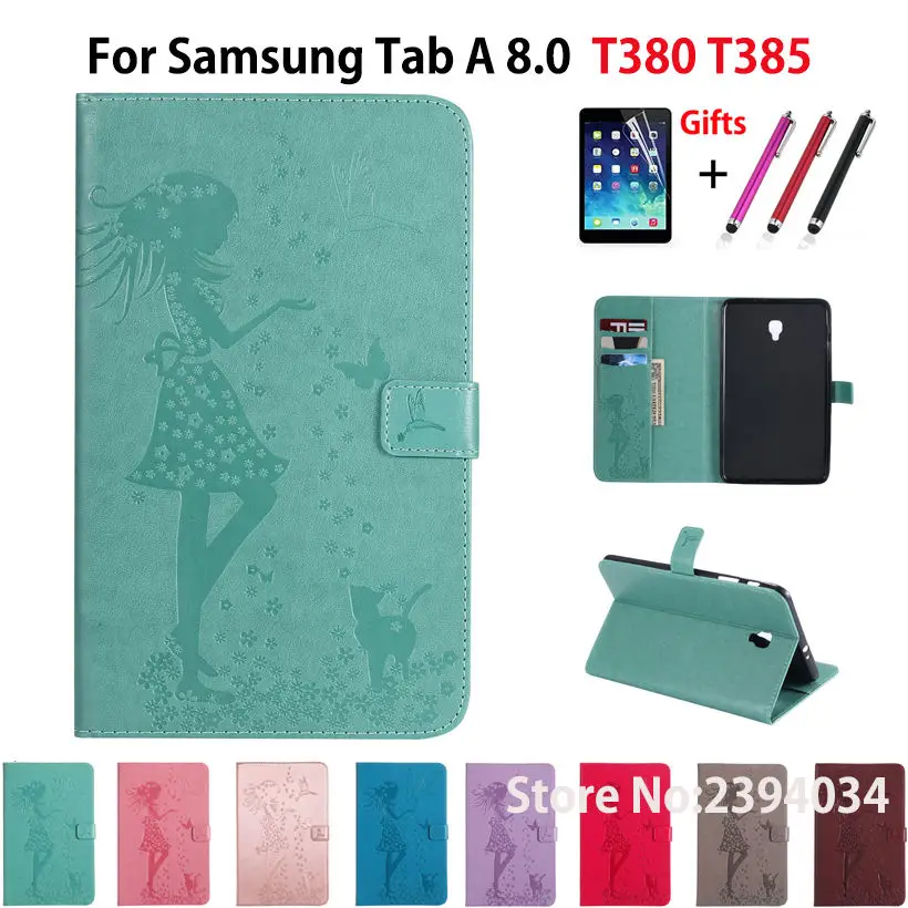 Высококачественный чехол для Samsung Galaxy Tab A 8 0 телефон 2017 дюйма T380 T385 планшета