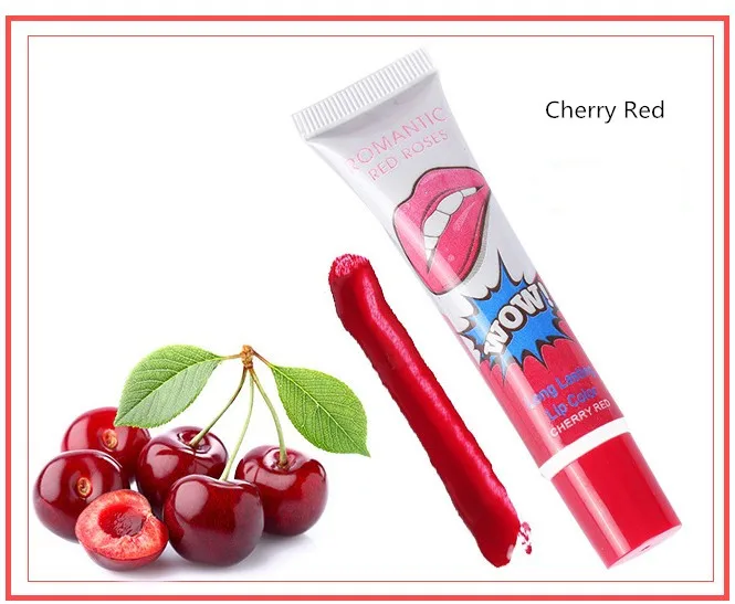 011-A2-Cherry Red Романтичный медведь 6 цветов водостойкая жидкая губная помада Красота красный вау макияж матовый блеск для губ Impermeavel блеск для губ Косметика - Цвет: 011-A2-Cherry Red
