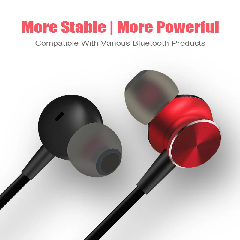 Спортивные Bluetooth наушники M & J F02 беспроводные гарнитура стерео Магнитная для