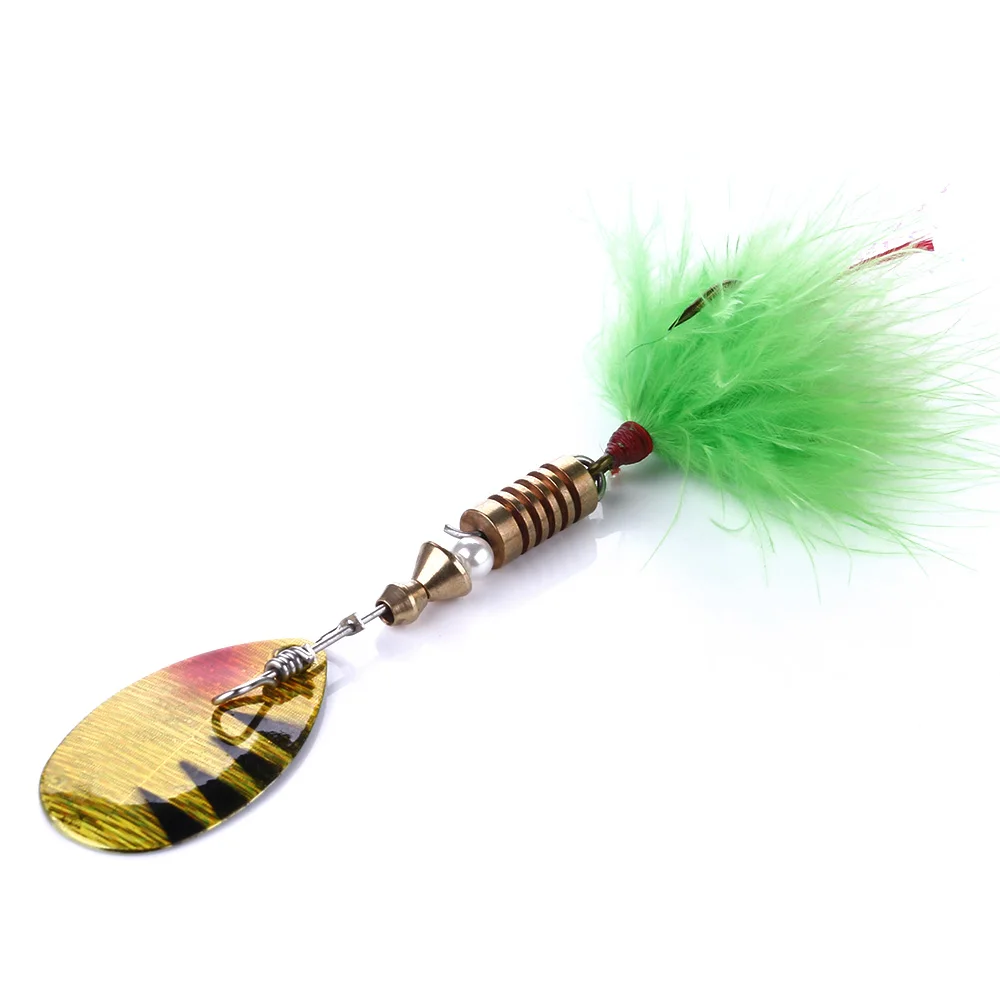Fishing Spoon Lures Spinner Bait 70mm 5.5g Wobbler Metal Baits Spinnerbait Isca Artificial Dropshipping | Спорт и развлечения