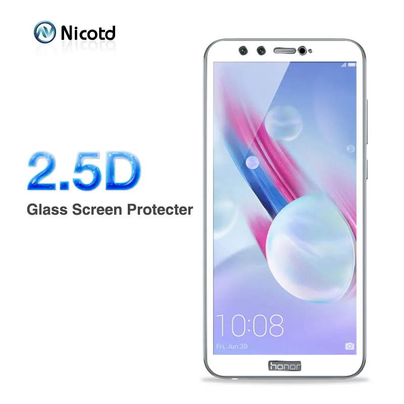 Nicotd для Huawei Honor V10 V9 полное покрытие Закаленное стекло Защитная пленка экрана 8 9 Lite