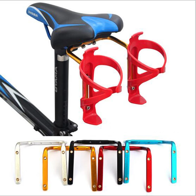 

SAHOO Aluminum Alloy MTB Bike Bicycle Cycling Double Dual Water Bottle Cages Holder Shelf Bicycle Accessories