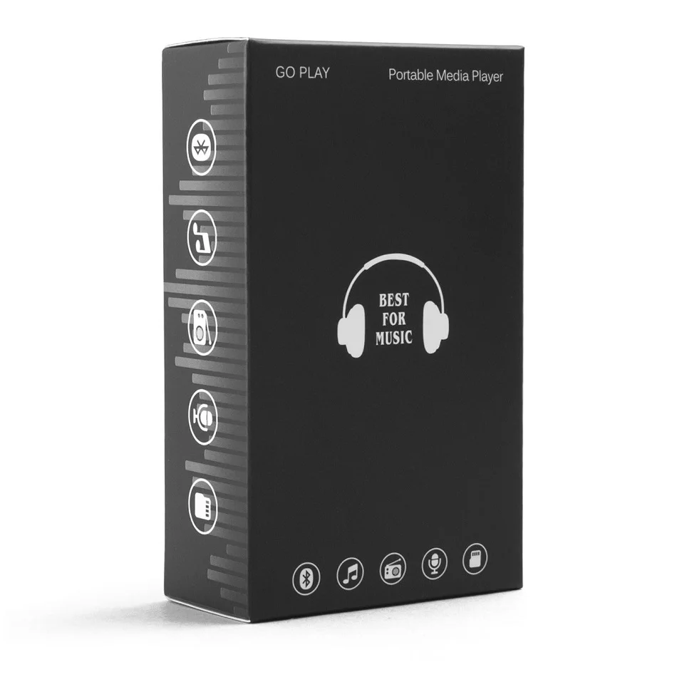 GERUIDA MP4 Bluetooth полностью металлический музыкальный плеер с наушниками Поддержка