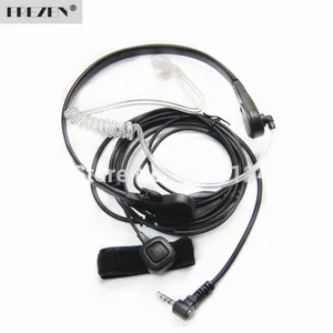 Горловой микрофон, скрытая Акустическая трубка, гарнитура для Vertex Yaesu VX-3R VX-5R 210, двухстороннее радио, рация