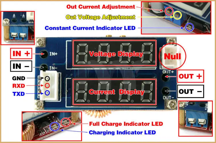 Понижающий стабилизатор напряжения/адаптер постоянного тока 5 в 30 до 0 8 В 29 12 19 24 5A