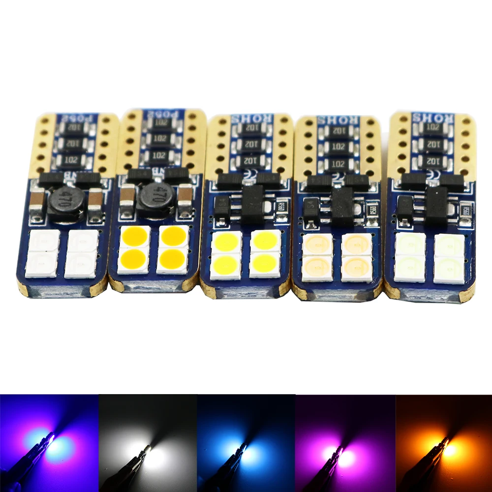 YSY 100 шт T10 8SMD светодиодный t10 автомобильный интерьерный светильник для чтения w5w