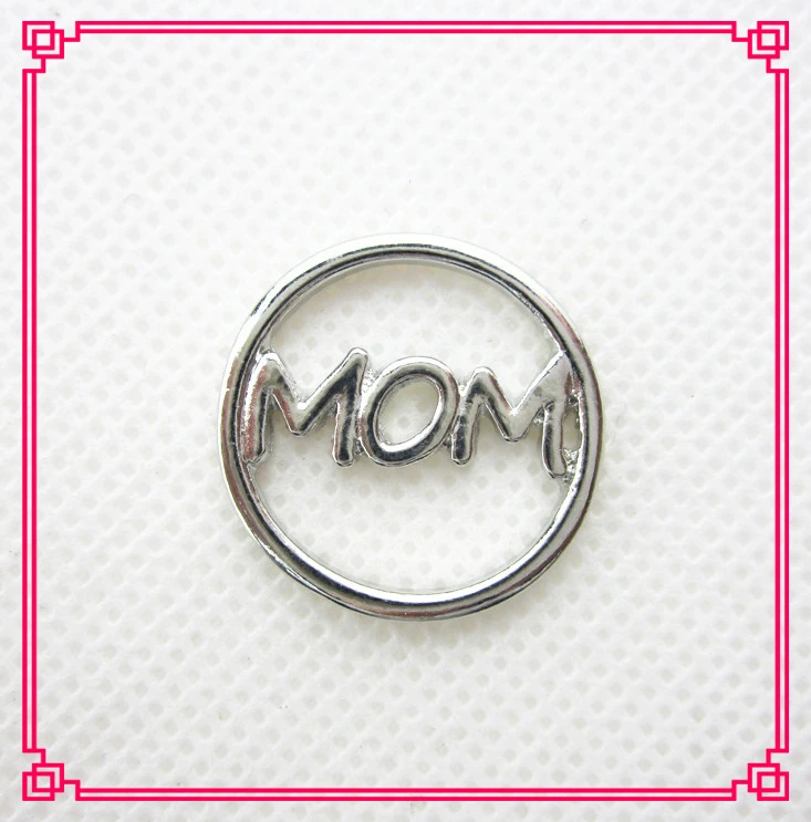 Горячая продажа большое серебро мама оконная плита Подходит 30 мм стеклянный