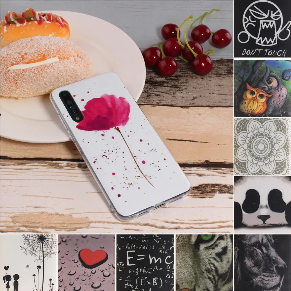 Мягкий ТПУ IMD силиконовый чехол для задней панели телефона с мультяшным рисунком