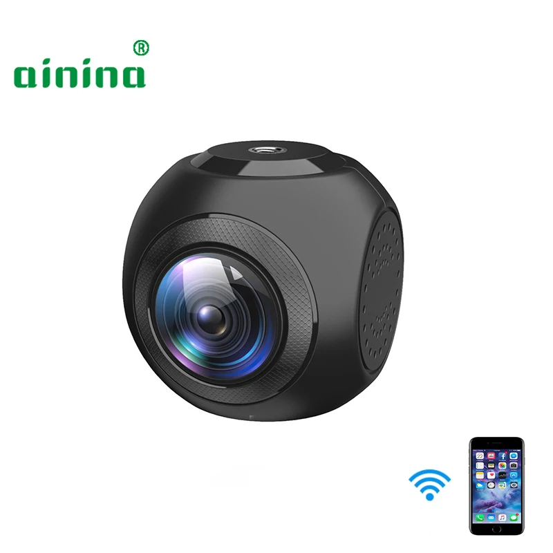 Ainina WiFi Mini Скрытая камера в автомобиль Автомобильный видеорегистратор с камерой