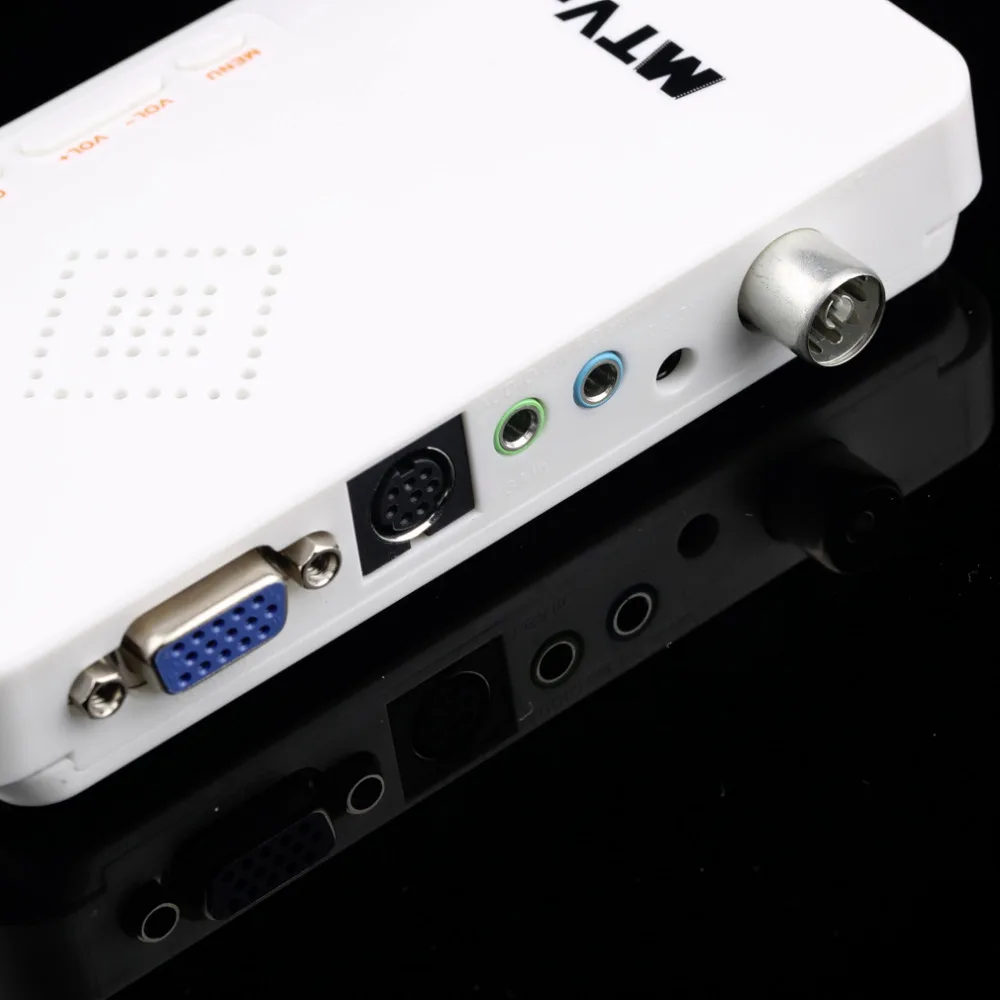 Новейшие цифровые ТВ коробка Портативный HD ЖК-дисплей/crt VGA/AV Stick тюнер