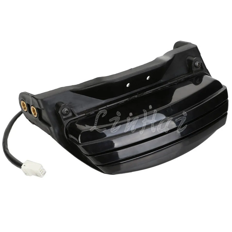 Новая мотоциклетная обувь дым Tri бар светодиодный Fender поворотов хвост светильник