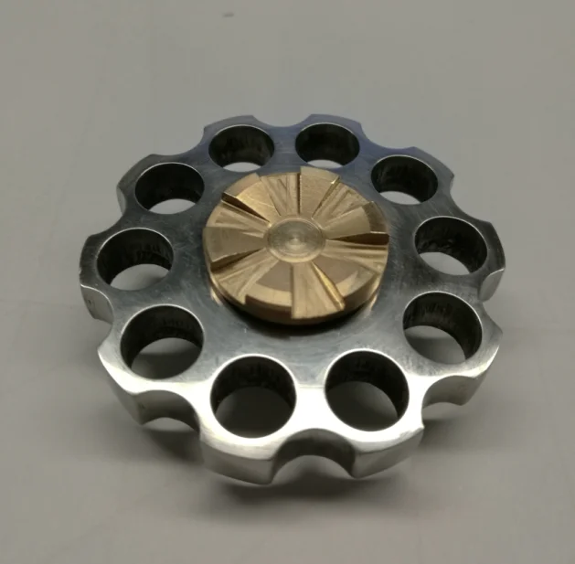 handmade Fingertip gyroscope left wheel finger gyro creative metal model science educational equipment | Канцтовары для офиса и