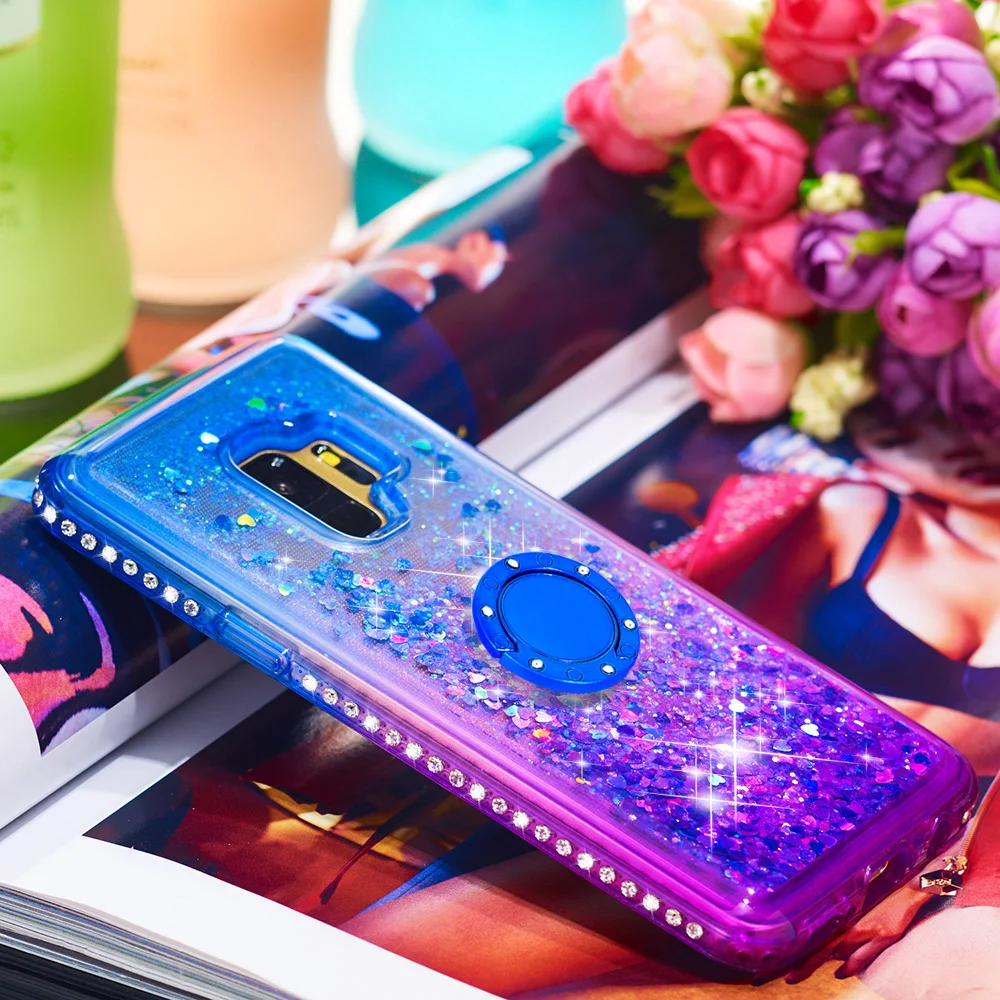 Quicksand bling Phone Case For Samsung Galaxy S9 Cover TPU Back G960F G960U G960W 5.8&quot |