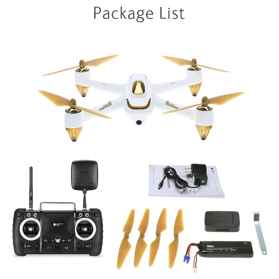 Hubsan H501S Pro 5 8G gps Wifi FPV RTF Дрон с 1080P HD камерой бесщеточный Профессиональный складной