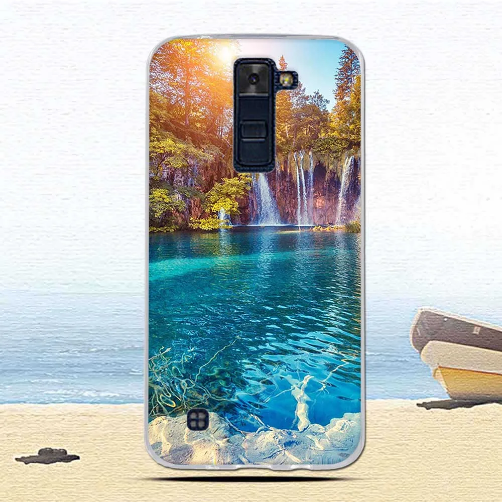 47 Мягкий чехол для LG K8 LTE K350 K350E K350N чехол силиконовый чехол для телефона Capa LG K8 чехол для LG K8 LTE чехол - Цвет: 47