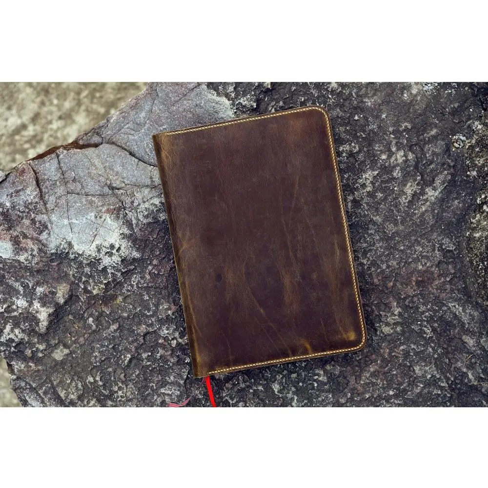 Персонализированный кожаный чехол-портфель для Leuchtturm 1917 MASTER CLASSIC SLIM A4+ записная книжка с бесплатной гравировкой