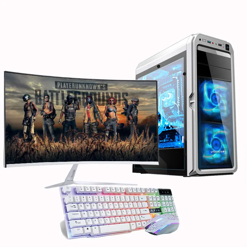 Настольный компьютер процессор i7 оперативной памяти 8 Гб HDD 480 ГБ игровой настольный компьютер ПК с сенсорным экраном 32 дюймовый монитор