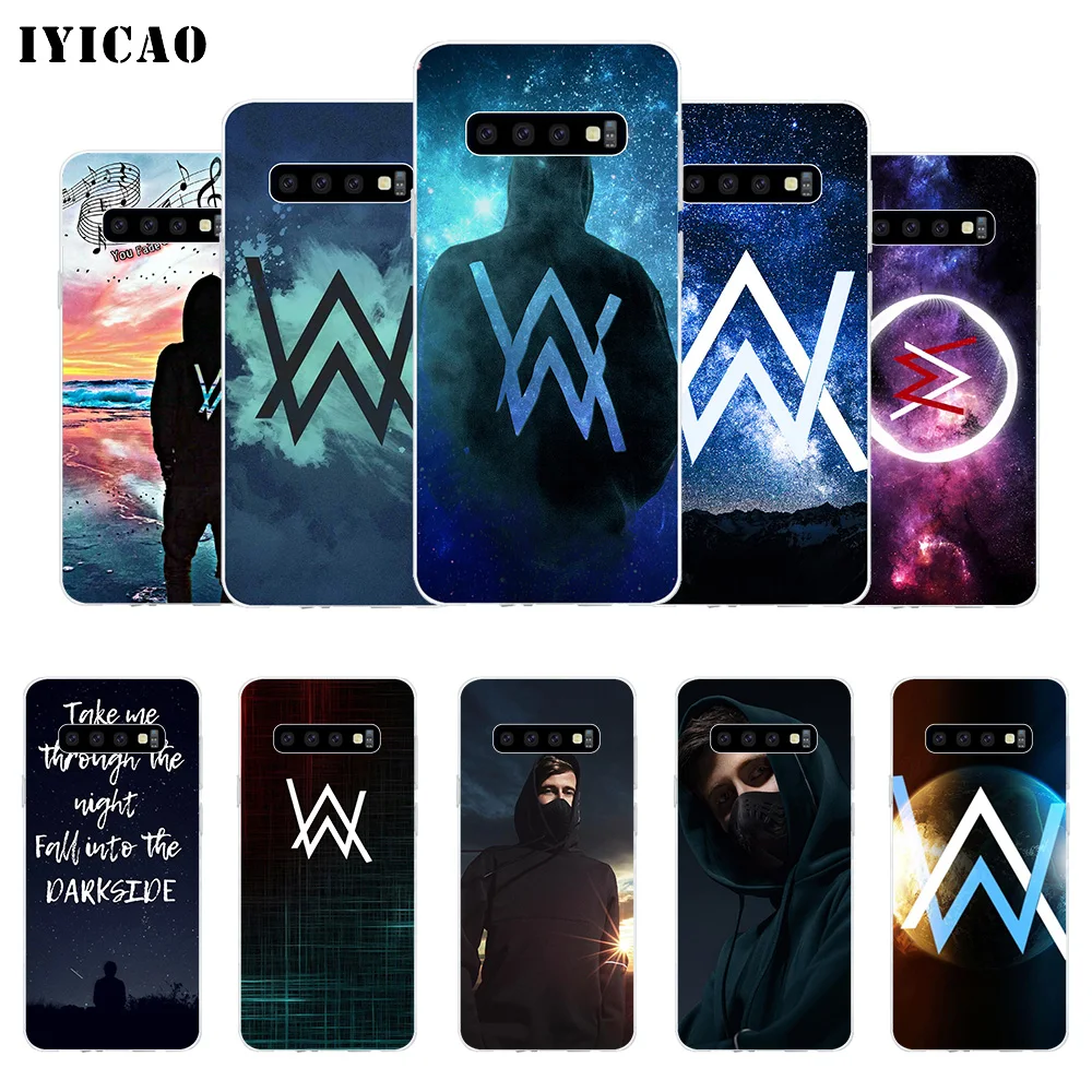 IYICAO Alan Walker singer Soft Silicone Phone Case for Samsung Galaxy S10e S10 S9 S8 Plus S7 Edge TPU Cover | Мобильные телефоны и